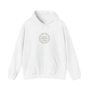 Support Local badge Hoodie | shop local, made in USA