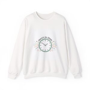Here’s to 2026 Clock Crewneck Sweatshirt | 2026 goals, New Year motivation