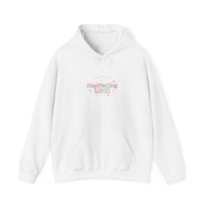 manifest luck hoodie | Lucky Girl 2026, pastel metallic charm sweatshirt